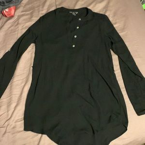 Long black blouse